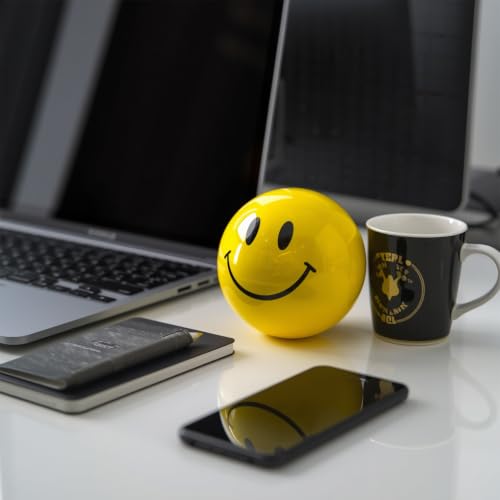 Image of Ecommer Yellow Smiley Ball for Kids, Emoji Face Squeeze Smiley Ball for Hand Exercise, Foam Sponge Toy Balls - Pack of 1