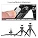 Andoer Travel Portable Mini Multifunctional Tripod Stand for Desktop Compact Desktop Macro Mini Tripod for Vlog Live Streaming Video Recording