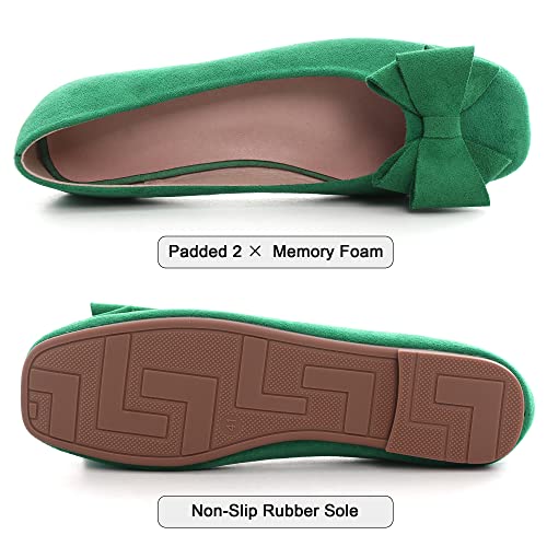 Image of Dear Time Women's Flats Shoes Bowknot Dressy Ballets Loafers Wedding Business Casual Walking Shoes