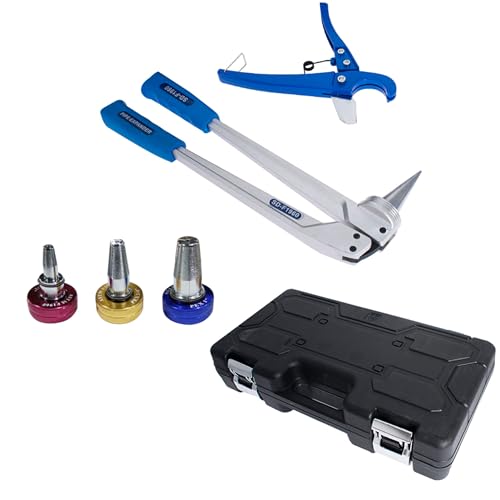 Thomletha PEX Expansion Tool Kit Tube Flare with 1/2inch 3/4inch
