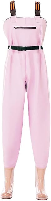 PVC Waders de chasse au canard pour les femmes / les adolescents fille, étanches Wader de pêche pour les canards de pêche femmes Wader avec bottes