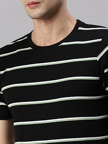 Image of ONN Men's Striped Relaxed Fit T-Shirt