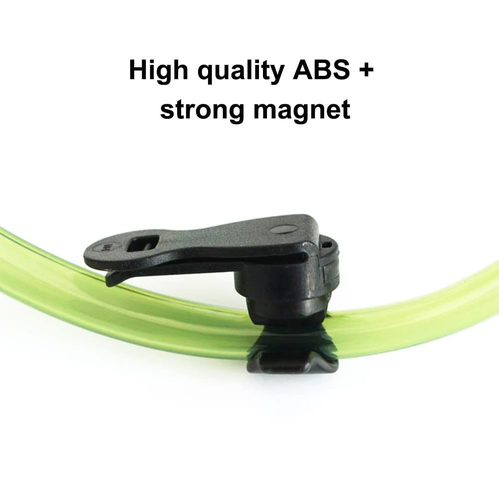 DONGKER Clip Tubo Acqua Magnetica,3 Pezzi Clip per Tubo Vescica Acqua per Zaino Bici Bottiglia Soft Tracolla