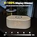 Sound Machine Alarm Clock for Bedrooms: Bluetooth 10W Stereo Sound Speaker with Wireless Charging - White Noise Machine for Sleeping with 21 Soothing Sounds - Putty