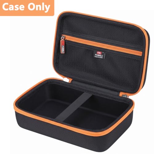 Image of FBLFOBELI Hard Case for MugEasy /Daxiongmao /DEPSTECH /Telsong Borescopes | Hard EVA Shell for TGJOR /SKYBASIC /Lightswim /COOVIE Borescope Inspection Camera, Fits 4.3'' Screen, Waterproof, Orange