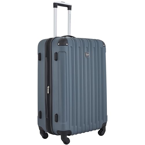 Image of Travelers Club Midtown Hardside 4-Piece Luggage Travel Set, Slate