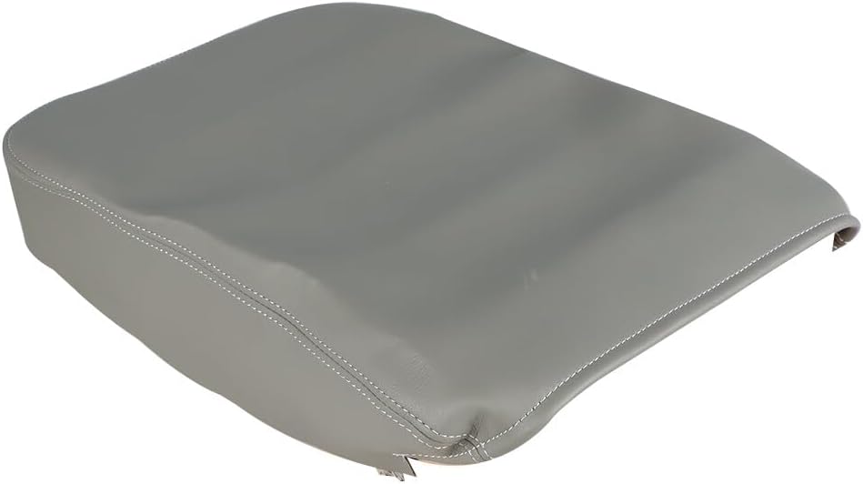 Gray Leather NEW Center Console Armrest Cover For 2002-2008 For Dodge Ram Taupe OEM Equivalent Replacement