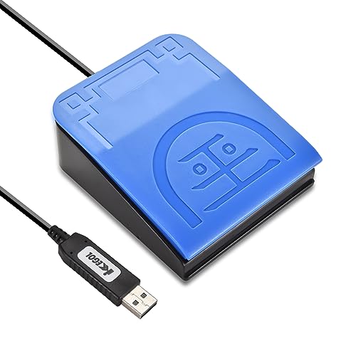 iKKEGOL 2023 USB Foot Pedal Switch for PC, Hotkey, Gaming