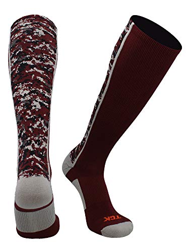 Image of TCK Digital Camo OTC Socks for Youth & Adults - High Performance Team Athletic Socks for Baseball, Football & Lacrosse, USA