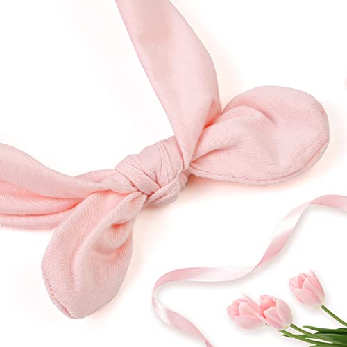 Image of Huachi 12 Pack Bow Headbands for Women Headwraps Hairband Knotted Head Bands Rabbit Ears Stretchy Turban Head Wraps Fashion Sport Cute Hair Accessories