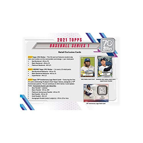 Topps 2021 Series 1 Baseball Blaster Box #TOP7