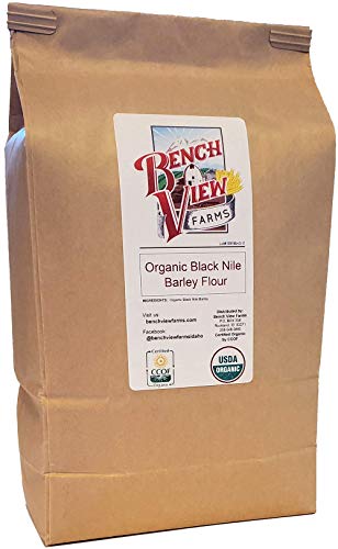 Organic Black Nile Barley Flour - 2lbs (Pack of 1)