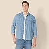 Amazon Essentials Men's Slim-Fit Long-Sleeve Denim... #5