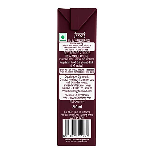 Image of Hershey's Milk Shake Chocolate, 200ml