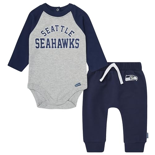 Image of Gerber NFL unisex-baby Nfl Onesie Bodysuit and Jogger Set
