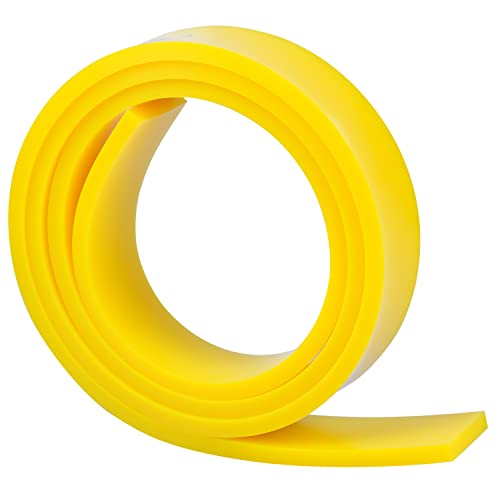 Silk Screen Printing Squeegee Blade Screen Printing Squeegee Rubber 50Mm X 9Mm X 6Ft（ 72"） (70Duro) #TOP6