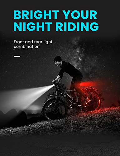 Magicycle Bike Lights For Night Riding Rechargeable, Super Bright Bicycle Headlight And Taillight Set Accessories Led Mountain Bike Lights Flashlight Front And Back, Adult Kids' Stroller Lights #TOP1