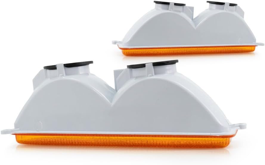 CarLights360 For 1997-2001 Jeep Cherokee Pair Park/Signal Lights Driver and Passenger Side Unitpark/signal combination CH2520127 CH2521127-replaces 55055143 55055142
