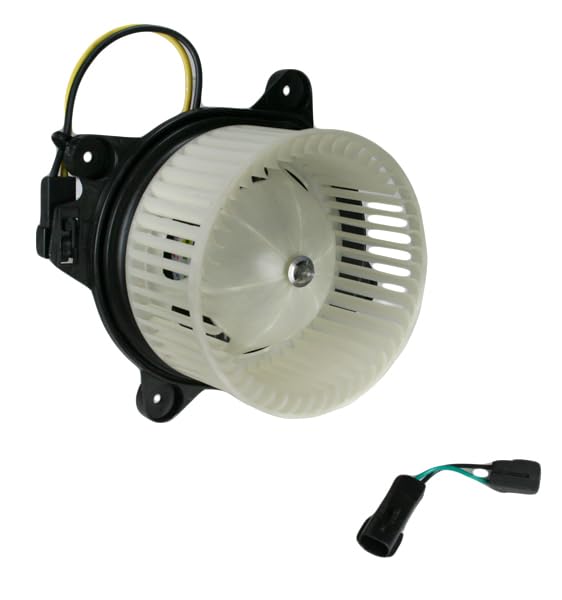 Image of TRQ Heater A /C Blower Motor w /Fan Cage for 01-05 Chrysler PT Cruiser