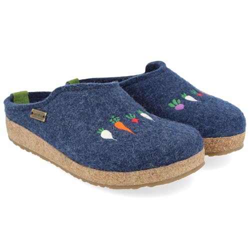 HAFLINGER Grizzly Roots Felt Clog Wool Slipper Unisex