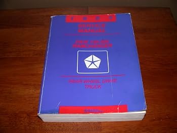 Chrysler Corporation Service Manual 1993 Dodge Trucks