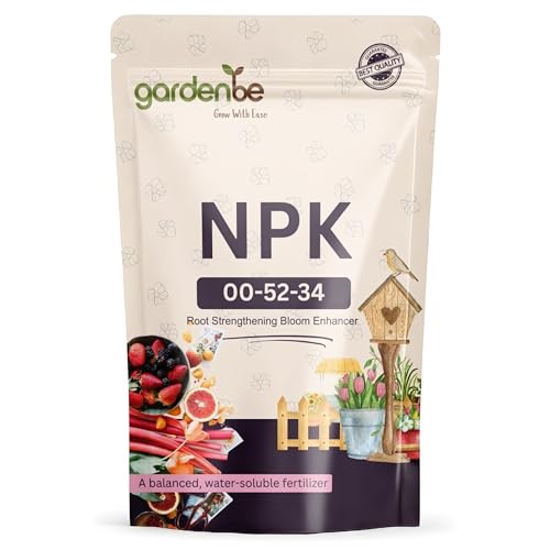 Image of NPK 00-52-34 Water Soluble Fertilizer (Pack of 950GM) High Phosphorus Root Booster & Bloom Enhancer | Improves Flowering, Bud Formation & Fruit Setting