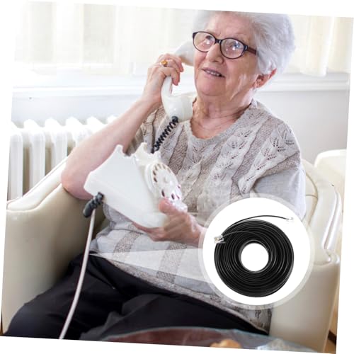 Cable telefónico RJ11 de cobre premium con protección de conector y 20 metros 7