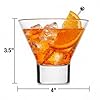 Godinger Martini Glasses, Italian Cocktail Glasses, Dessert Cups, Set of 4, 8oz - Made in Italy #3