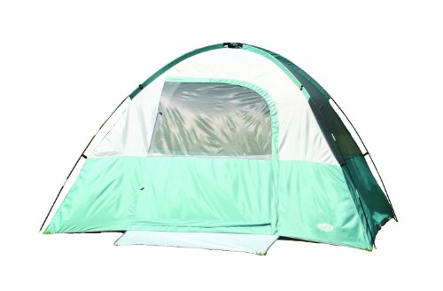 Texsport Cool Canyon 4 Person Square Dome Tent (Green/Gray, 8-Feet X 10-Feet X 65-Inch)