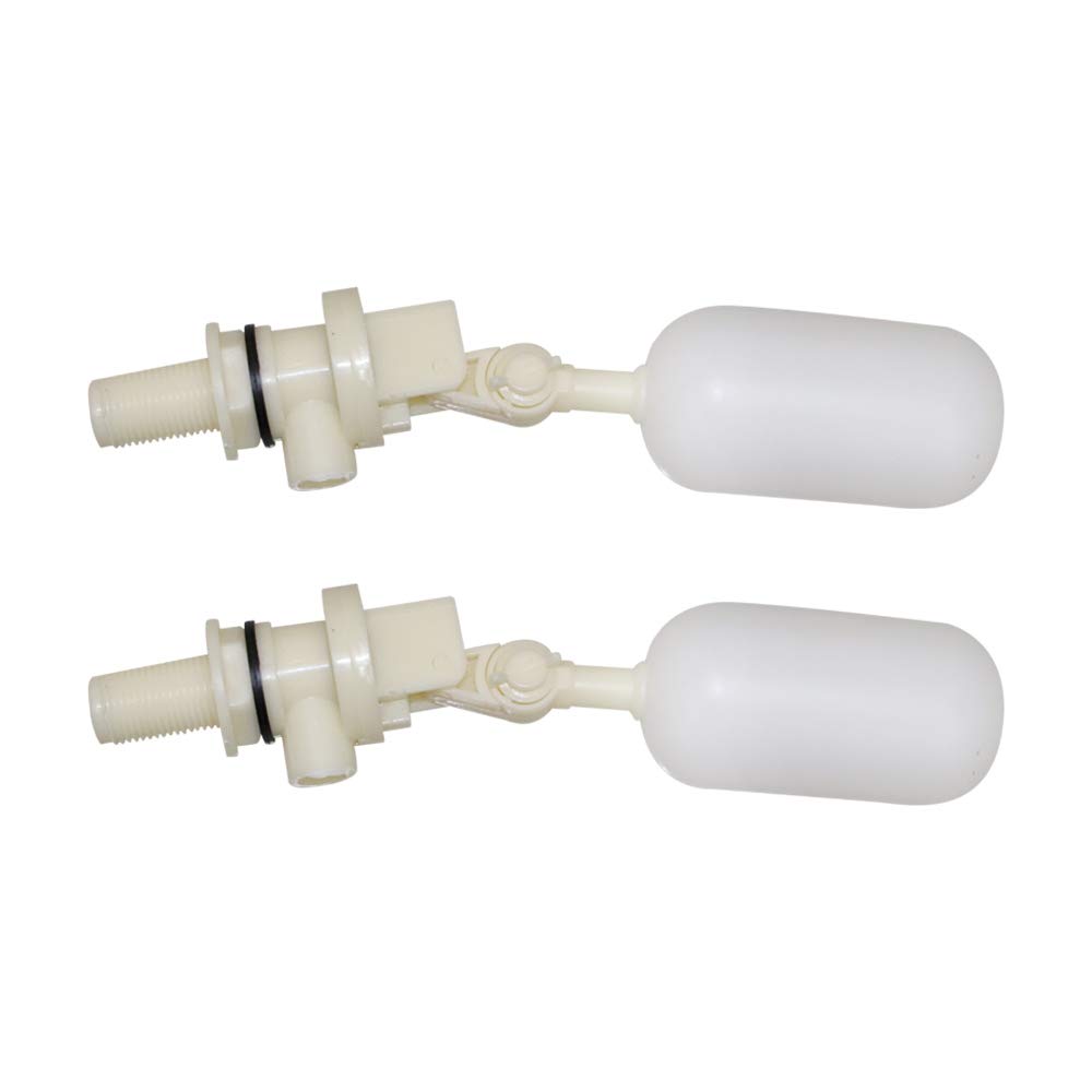 1/2 Inch Float Ball Valve,Water Float Valve for Automatic Livestock Waterer Bowl, Horse Goat Dog Water Trough,Pool, Aquariums(2 pack)
