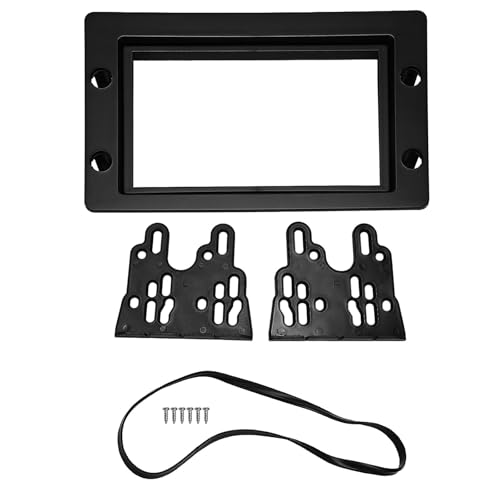 Cadre radio Saab 9-5 pour effacer les vides du tableau de bord en finition 2 din