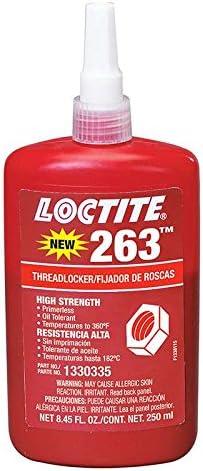 Primerless Threadlocker 263,250mL, Red 263(TM) Threadlocker