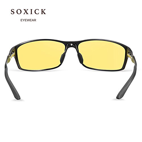 Night Driving Glasses Men, Night Vision Glass for Driving Women Anti-glare Polarized Yellow Tinted4