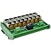 CZH-LABS DIN Rail Mount 8 Ports Passive RJ45 PoE Power Injection Board, Power Over Ethernet Injector Module.