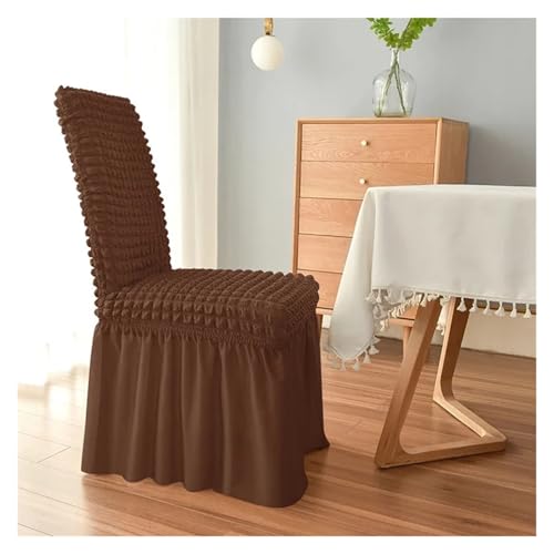 Decoración elegante del hogar con fundas de silla de respaldo alto elásticas 6
