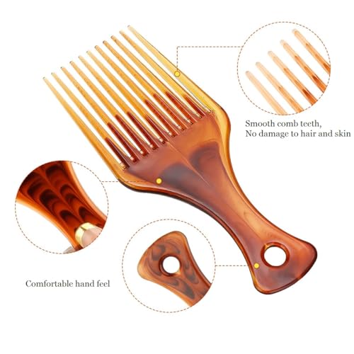 Pack de 2 Peines Afro Amber para Cabello Rizado miniatura 4
