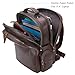 TIDING Vintage Full Grain Leather 15.6 Inch Laptop Backpack for Men Large Capacity Travel Rucksack Weekender Camping Daypacks