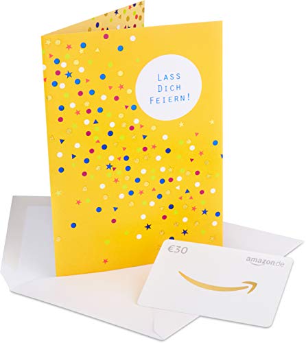 Amazon.de Geschenkkarte in Premium Grußkarte - 30 EUR (Alles Gute)