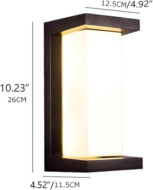 MILIPA Wandlamp Led Retro Wandlamp Buiten Inductie Deur Hoofd Lamp Voor Hal Balkon Binnenplaats Buiten Wandlamp Makkelijk te installeren photo 3