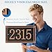 Address Plaque Large Options - Address Signs for Houses, Address Plaque, Home Custom Address Numbers for House Yard Outside,Home,Wall,Mailbox,Yard,Indoor/Outdoor Use,Style 3