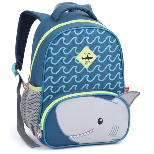 Mochila Infantil de Costas Creche ZOOP TUBARAO