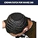 kep-Mve Crown Patch for Waves With Laydown 360 Wave Pad,Rapid Waver's Crown Compression Patches Hair Care Set For Black Men,Used together with Wave Cap.