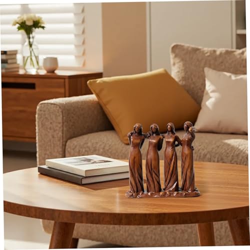 Sculpture de sœurs pour décoration maison et bureau moderne