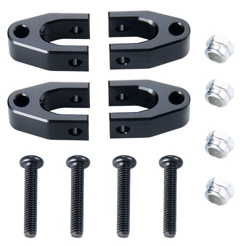 MOHERO 4Pcs TRX4M Front Rear Heighten Shock Mounts Aluminum Height Lift Kit for 1/18th Defender Bronco RC Crawler Car Upgrade Parts