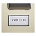 Tatco Magnetic Vinyl Label Holder, 2.5" x 4.4", White, 10 Pack (TCO29011)