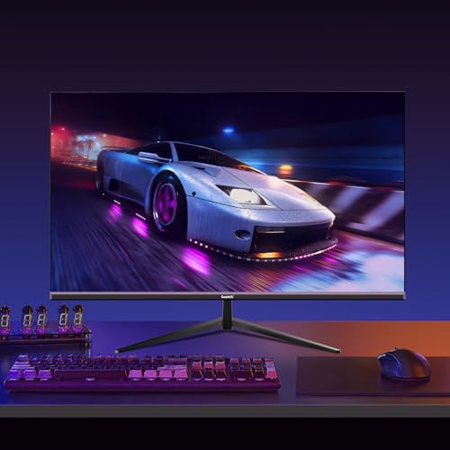 Image of Gawfolk 32-inch 4K Ultra HD Computer Monitor, 144Hz Gaming Screen, 1ms, Adaptive Sync, 100% sRGB, 178 Wide Viewing Angle, HDMI 2.1, DisplayPort, Compatible with 100 * 100MM Wall Mount-Black