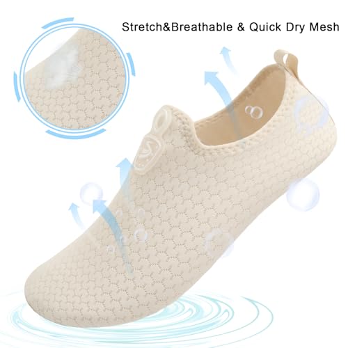Image of Spesoul Womens Mens Water Shoes Quick Dry Beach Swim Shoes Barefoot Aqua Socks Outdoor Sand Socks for Pool River Diving