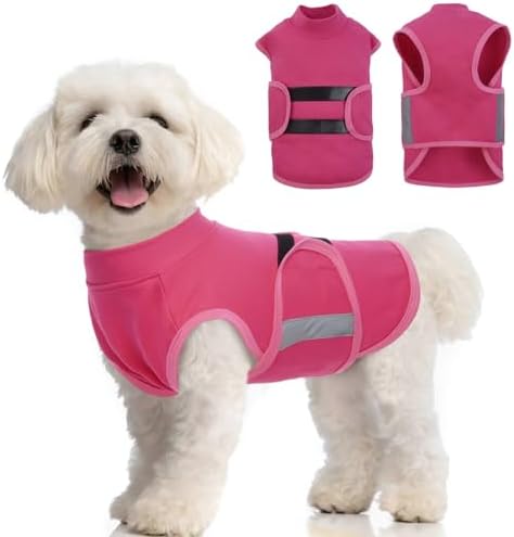 MIGOHI Dog Anxiety Relief Coat,XS, Rosered