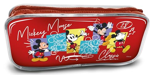 Estojo C/Ziper Rf16 Lic Disney Un Mickey