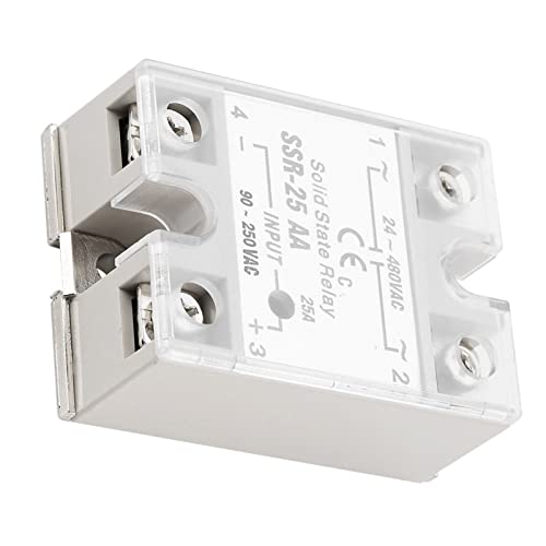SSR SSR relé 7×5×4 SSR25 AA 25a Módulo de relé de Status SSR ACAC Entrada 80250V Saída AC 24480V AC